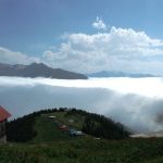 Green mountains and countryside in Rize in the Black Sea region