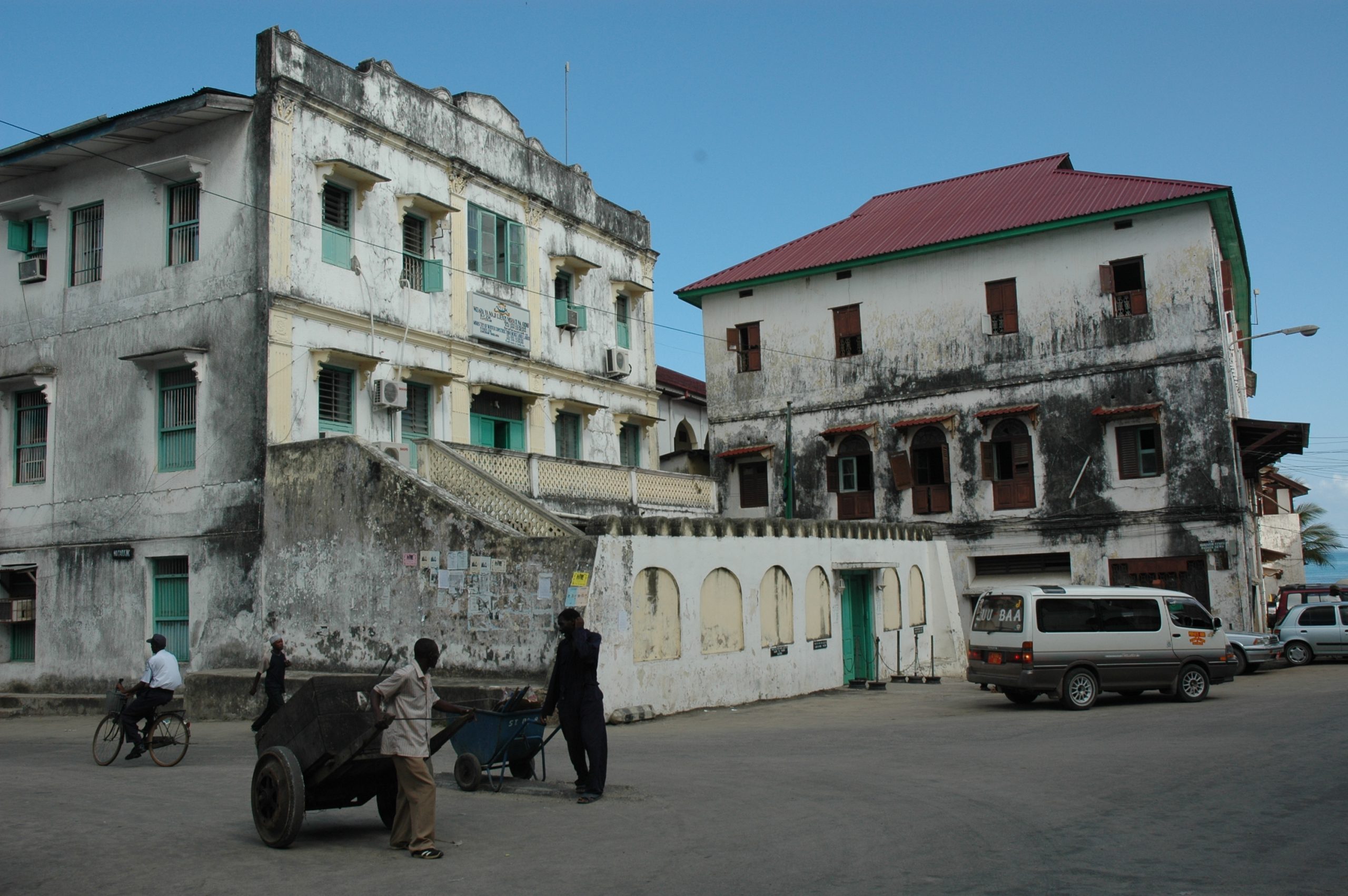 Historic buildings in Stone Town, Zanzibar